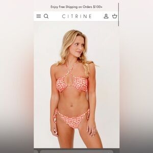 Citrine Swim Bikini Top